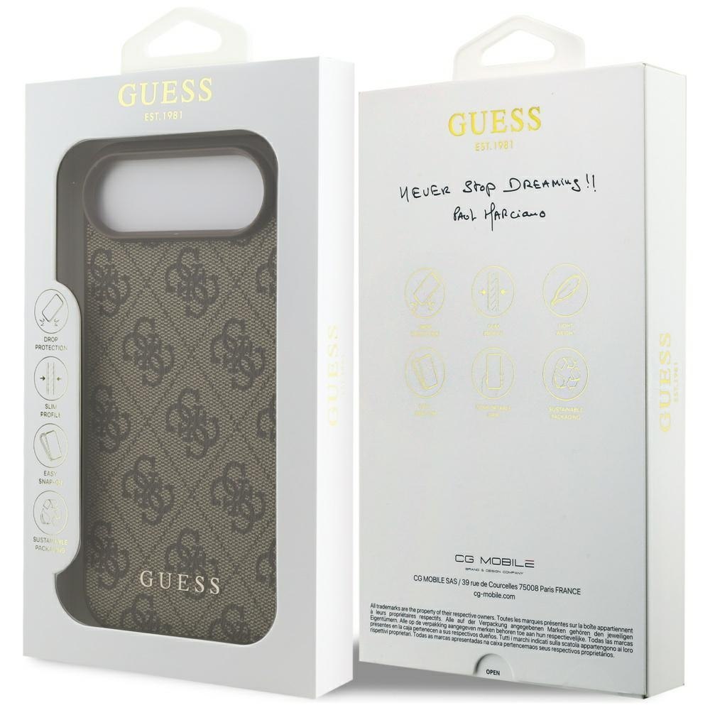 Etui Guess 4G Classic do iPhone Air brązowy